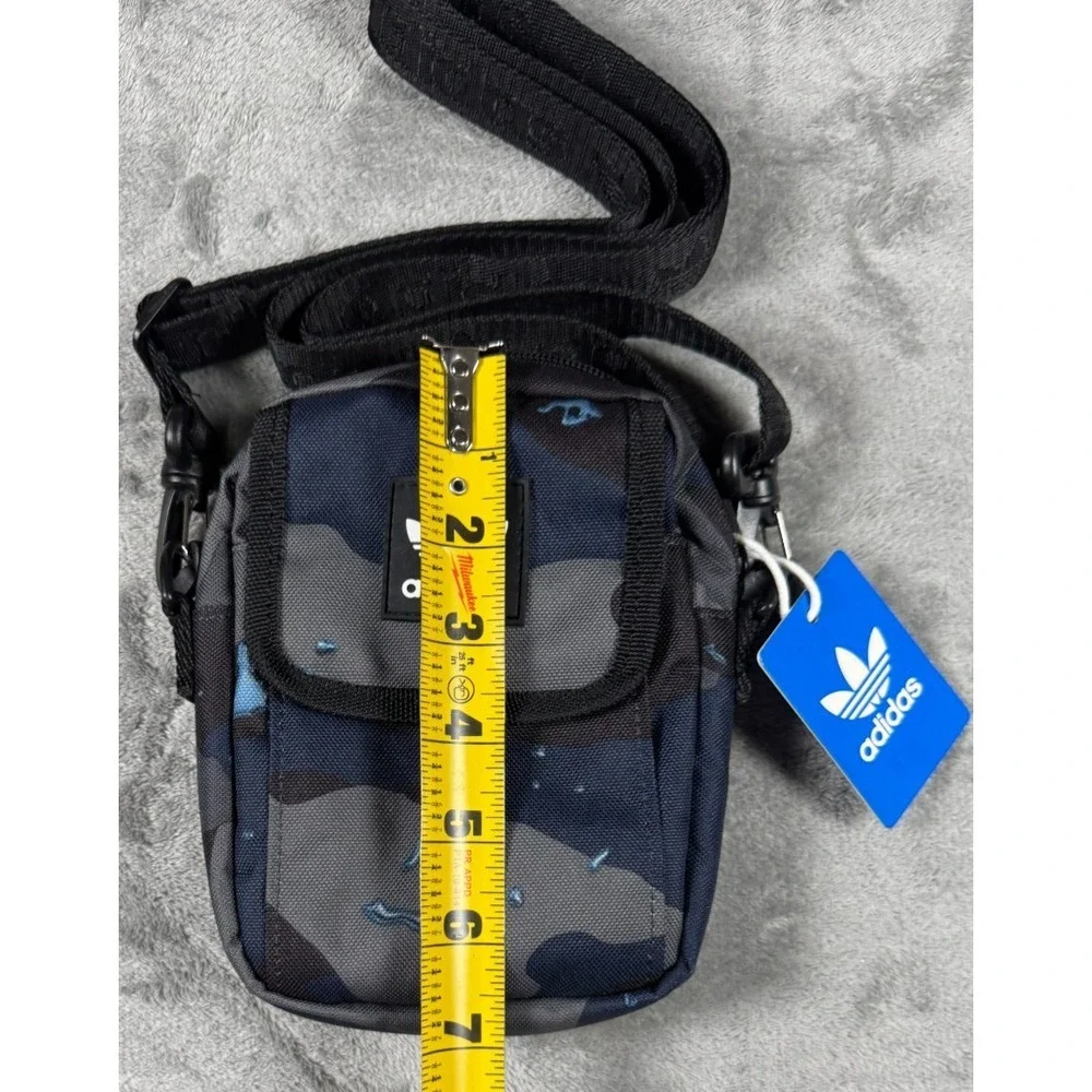 Adidas Originals Utility Festival Crossbody Bag Rain Camo Blue One Size LP6173